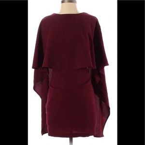 Gorgeous backless burgundy dress from lulus